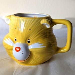 Vintage 1984 Care Bears Funshine Bear Coffee Mug American Greetings Yellow Korea